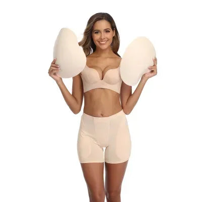 Sponge Padded Women Butt Hip Up Padded Enhancer Crossdresser Shorts High Waist Trainer Shaper Hip Pads Enhancer Booty Lifter