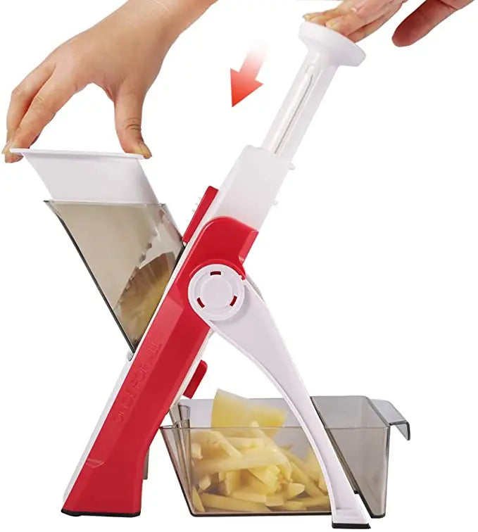 Mandoline Slicer for Kitchen, Kitchen Accessories, One for All Vegetable Slice, Food Chopper, Cutter, Dicer Fruit, French Fry, J