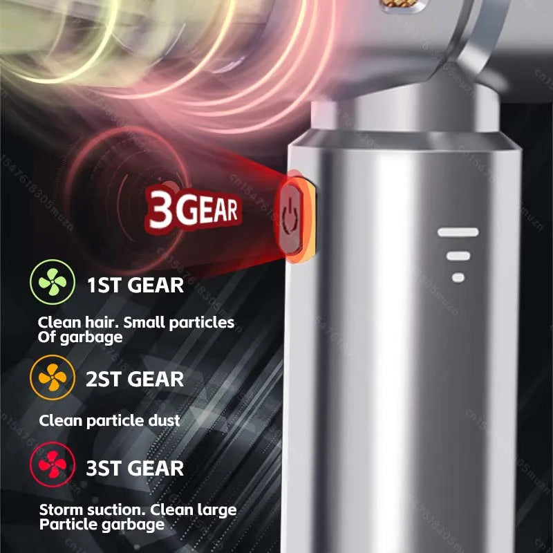 Car Vacuum Cleaner High Power Portable Handheld Wireless Brushless Motor Cleaning Machine Powerful Air Duster for Home Appliance