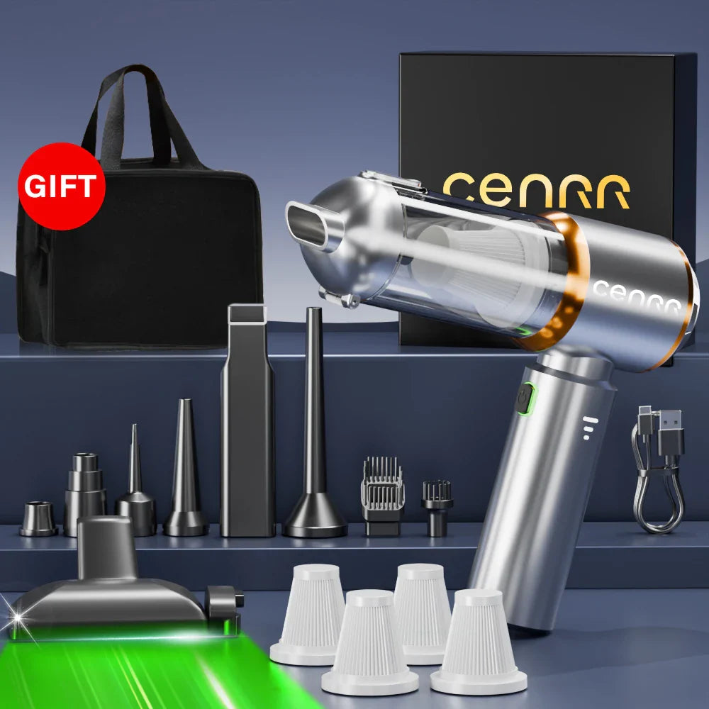 CENRR 2025 NEW Car Vacuum Cleaner  Powerful Mini 998000PA Portable Vacuum Cleaner for Home Appliance Handheld Blower Car Cleaner