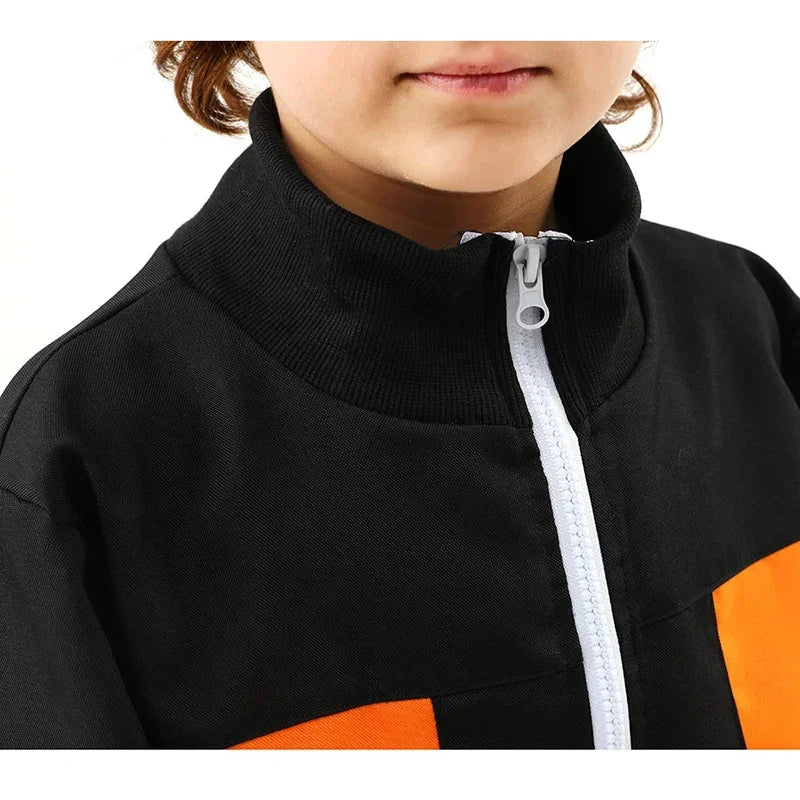 Deluxe Boys Anime Ninja Cosplay Costume Kids Fancy-dress Halloween Carnvial Dress-up Party Outfit