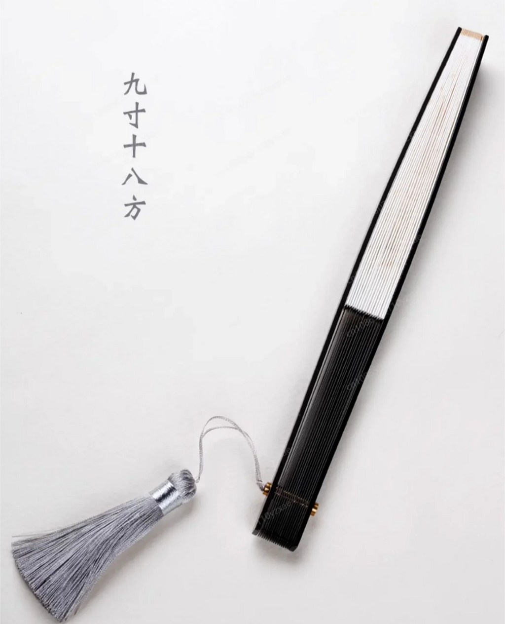 Nine-Inch Daya Titanium Alloy Folding Fan Crafts Antique Portable Xuan Paper Self-Defense Custom Steel Rib Fan Flesh Eater