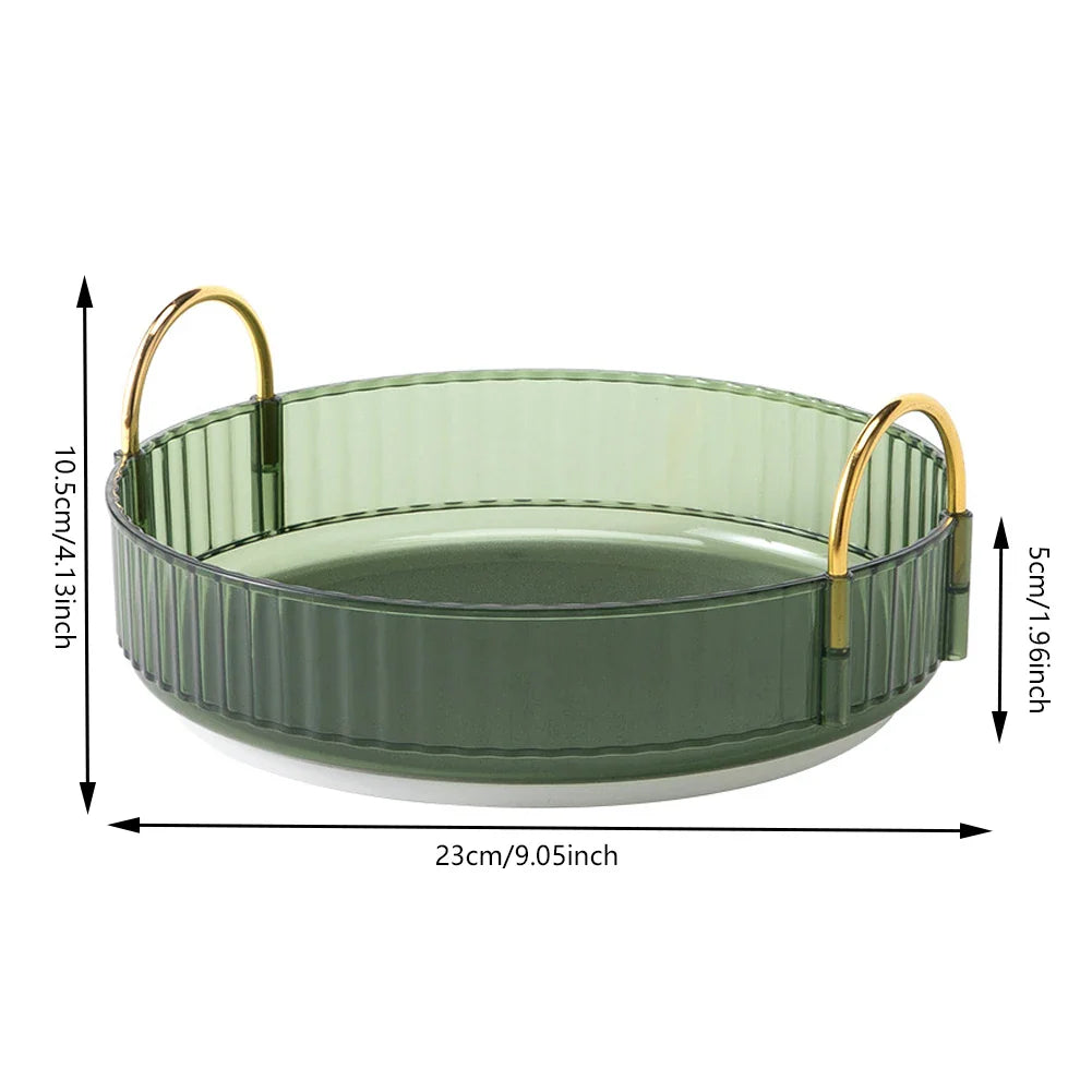 360 Rotation Spice Rack Pantry Cabinet Turntable Cosmetic Seasoning Organizer Kitchen Storage Capacity Shelf Bathroom Accessorie