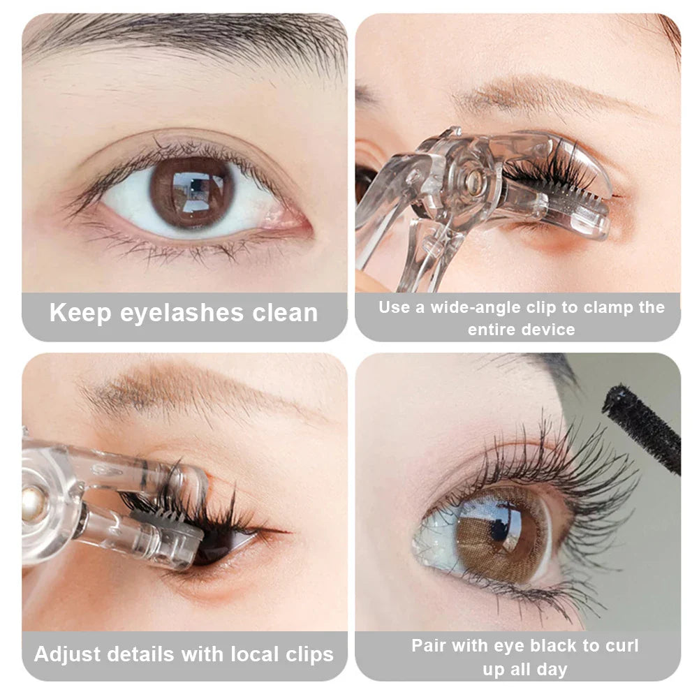 Eyelash Curler Lash Curler Professional Cosmetic Eyelash Clip with Refill Pad Volumizing Lash Lift Tool for Make Up