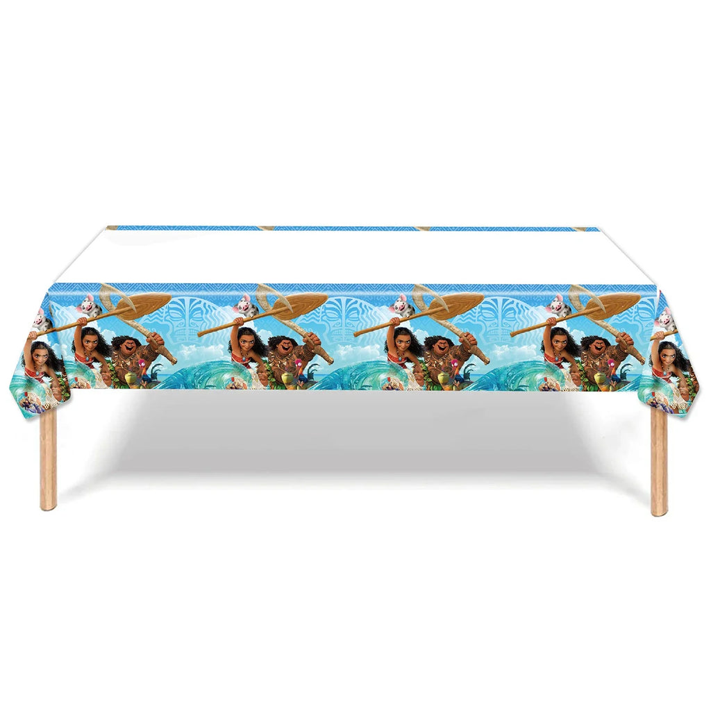 Disney Moana Birthday Party Decorations Supplie Moana Celebration Party Balloons Disposable Tableware Cup Plate Baby Shower Toys