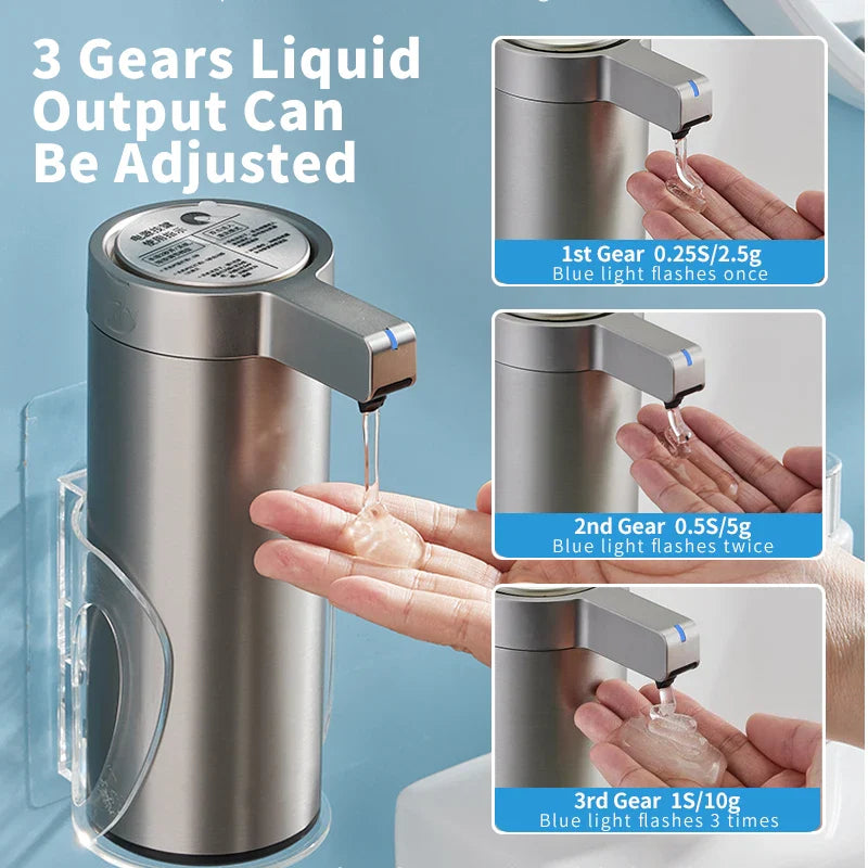 Kitchen Soap Machine Automatic Sensor Out of Hand Sanitizer Smart Electric Body Wash Soap Dispenser 304 Stainless Steel