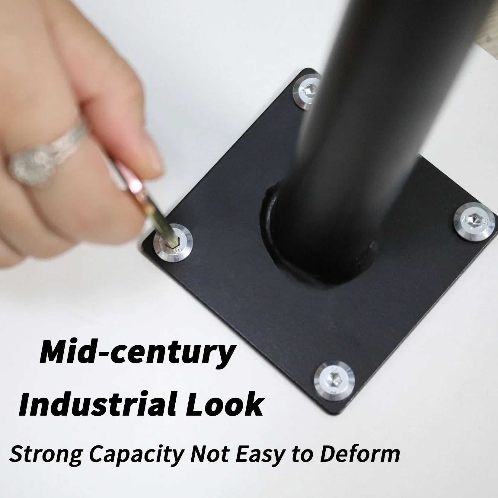 Set of 2 Mid-Century Coffee Table, Solid Wood, Drop Shape, Nesting Tables, Accent Ottoman Table, Living Room Office