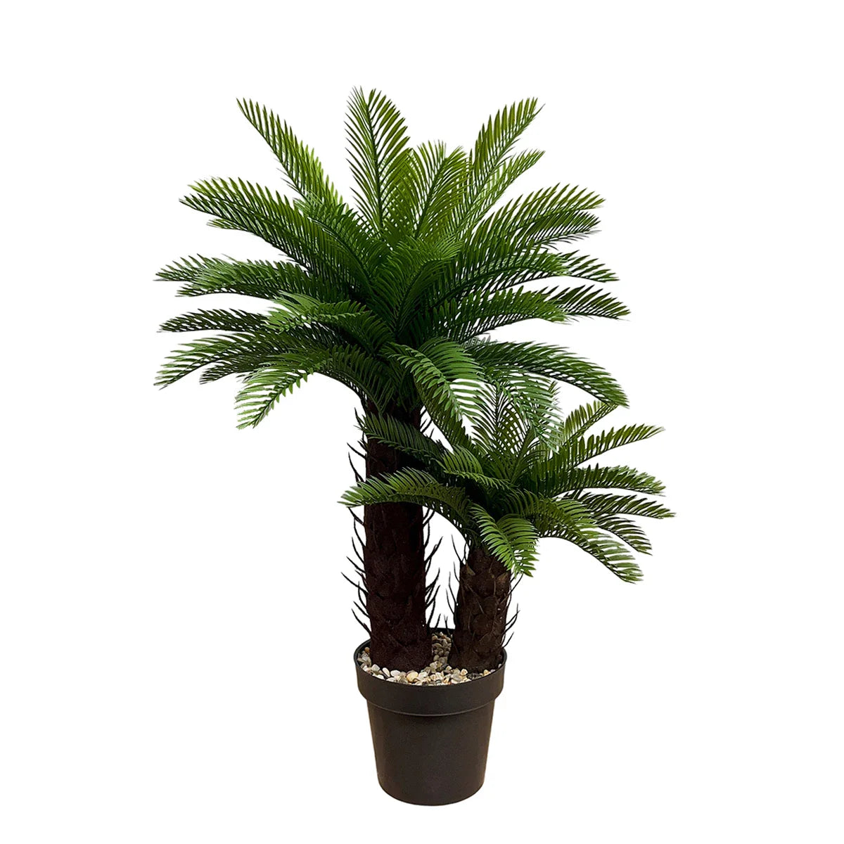 HXGYZP Coconut Palm Artificial Plant Potted Large Tropical Tree With Black Plastic Pot Indoor Outdoor Home Decoration Plants