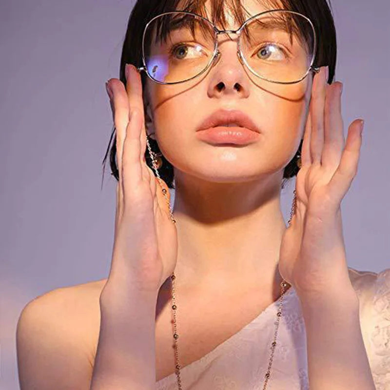 Sunglasses Masking Chains For Women Acrylic Pearl Crystal Eyeglasses Chains Lanyard Glass New Fashion Jewelry Wholesale