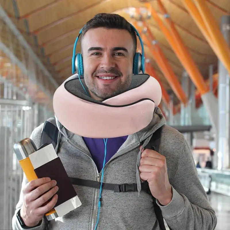 Neck Support Pillow Flight Travel Neck Pillow Comfortable Head Cushion Support Neck Pillow Accessories For Sleep Rest Airplane