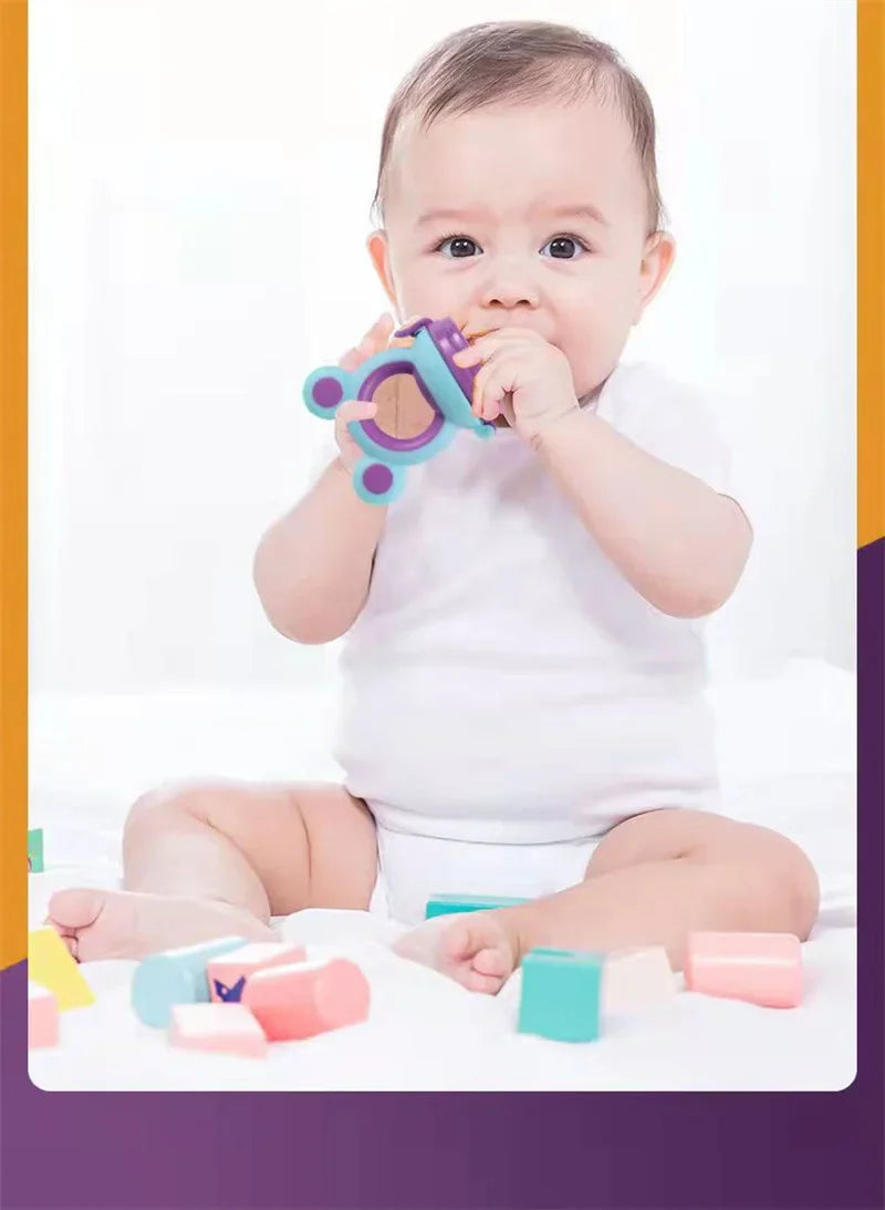 Baby Teether Nipple Fruit Food Feeder For New BornSilicona Teethers Fresh Food Nibbler Pacifier Clip Baby Accessories BPA Free