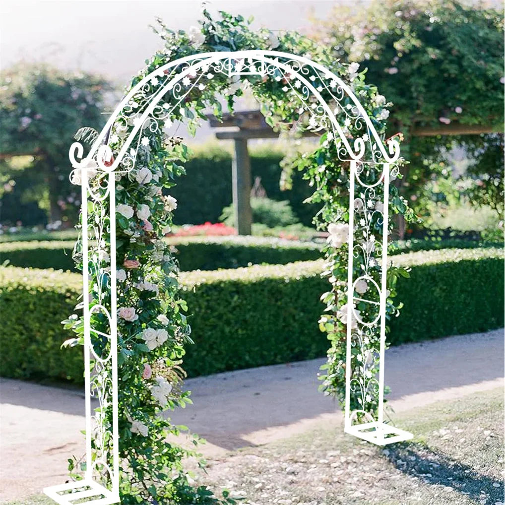 Heavy Duty Metal Wedding Arch, Garden Arbor, Trellis, Archway, Pergola, Balloon Decor Backdrop Stand