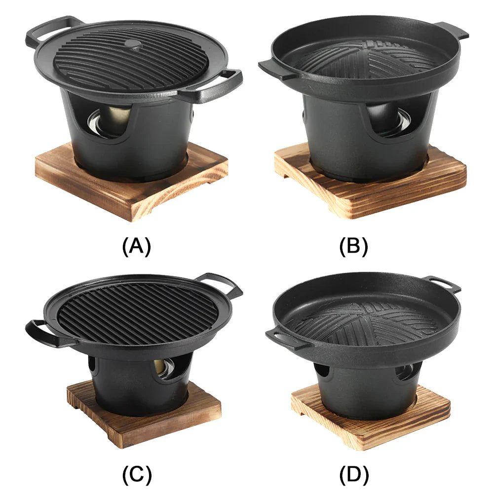 Japanese One Person Cooking Oven Detachable Japanese Alcohol Stove Portable Mini Barbecue Stove Japanese Smokeless Alcohol Stove