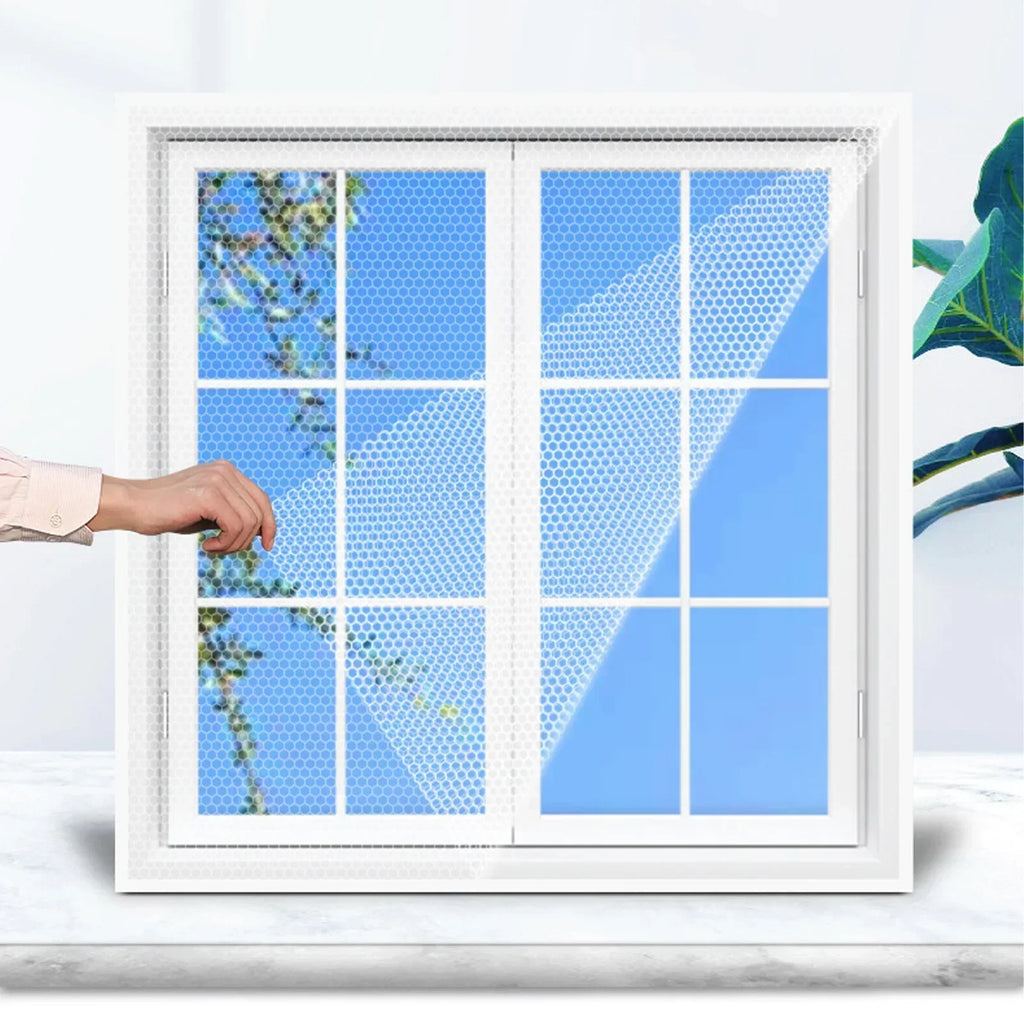 DIY Mosquito Net Self-adhesive Indoor Anti-insect Fly Screen Curtains Window Net Protections Mesh Home Textile Bed Garden