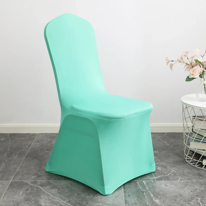 Black Extra Thicker Spandex Chair Covers For Wedding Events Party Decoration High Quality Stretch Elastic