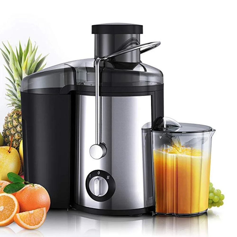 Juicer centrifugal Household large caliber electric juice machine residue separation vegetable Juicer EU UK