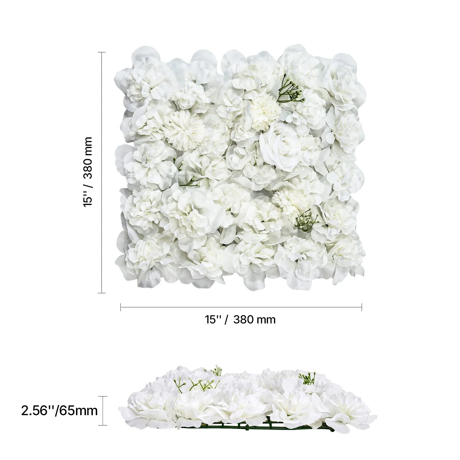 VEVOR Artificial Grass Wall Panels 3D Combination Greenery Boxwood  Panel for Privacy Backdrop Wall Hedge Screen for Garden