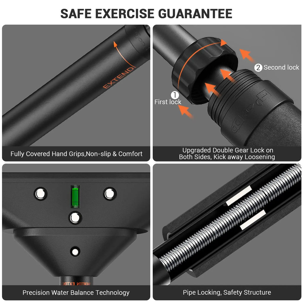 Sportneer Indoor Home Pull Up Bar Adjustable Width Strength Training Chin up Bar without Screws Max 440lbs for Fitness Exercise