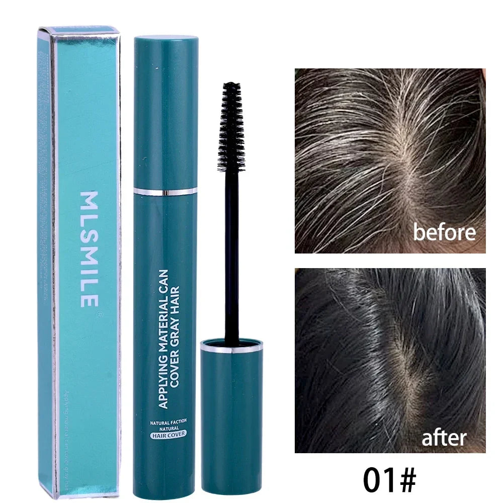 One-Time Hair Dyeing Stick Instant Gray Root Coverage Hair Color Cream Stick Temporary Cover Up White Hair Colour Dye No Harm