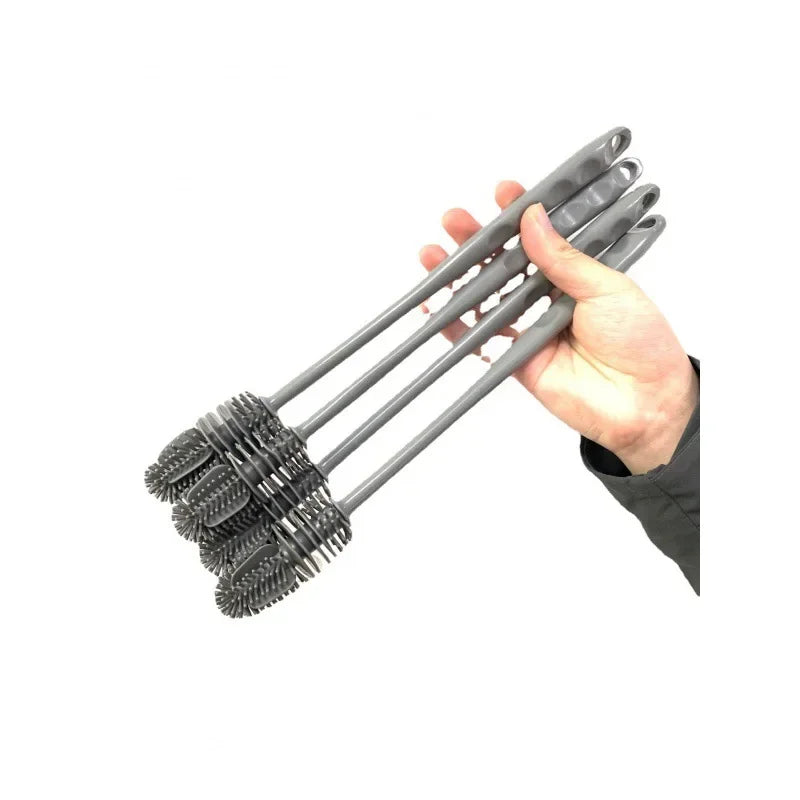 Hot Silicone Cup Brush Long Handle Milk Bottle Cleaning Brush  Water Bottles Glass Cup Cleaner Scrubber Kitchen Cleaning Tools