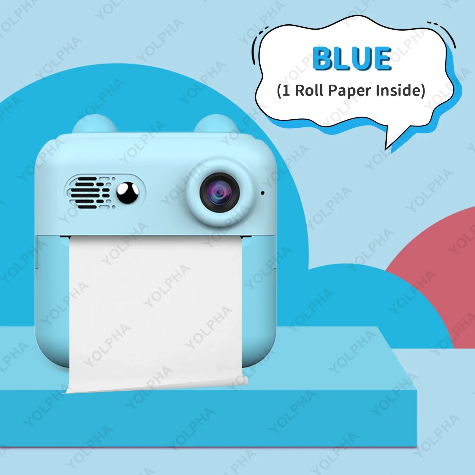 Kids Camera Instant Print, HD Instant Print Camera for Kids, Selfie Digital Camera for Kids Boys& Girls Ideal Kids Toys Gifts