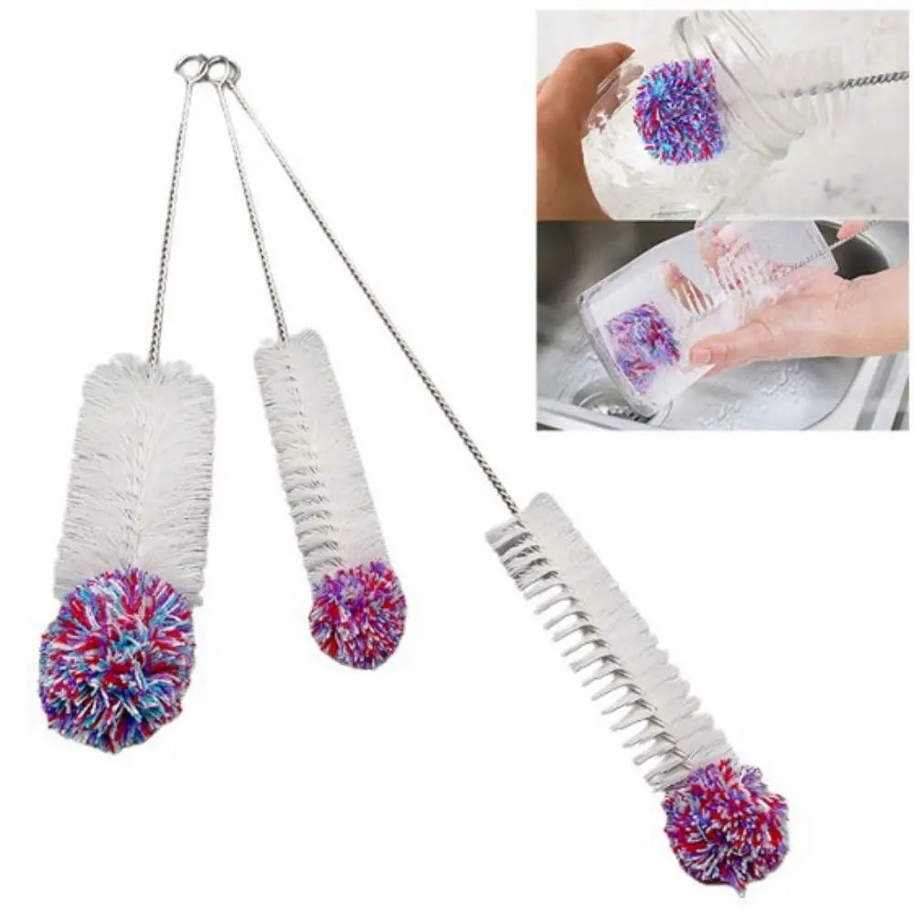 Soda Stream Bottle Brush With Beechwood Handle Glassware Jars Cleaner Kitchen Cleaning Tool Drink Wineglass Cup Cleaning Brush
