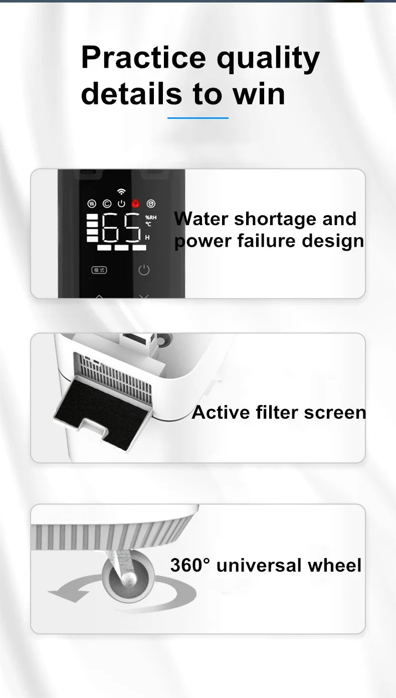 110V 220V 30L Air humidifier Home Humidifier Diffuser Industrial Mist Maker Flavoring For Home увлажнитель воздуха humidificador