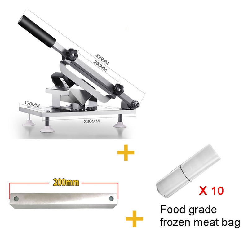 Kitchen Tools Meat Slicing Machine Stainless Steel Household Manual Thickness Adjustable Meat and Vegetables Slicer Gadget