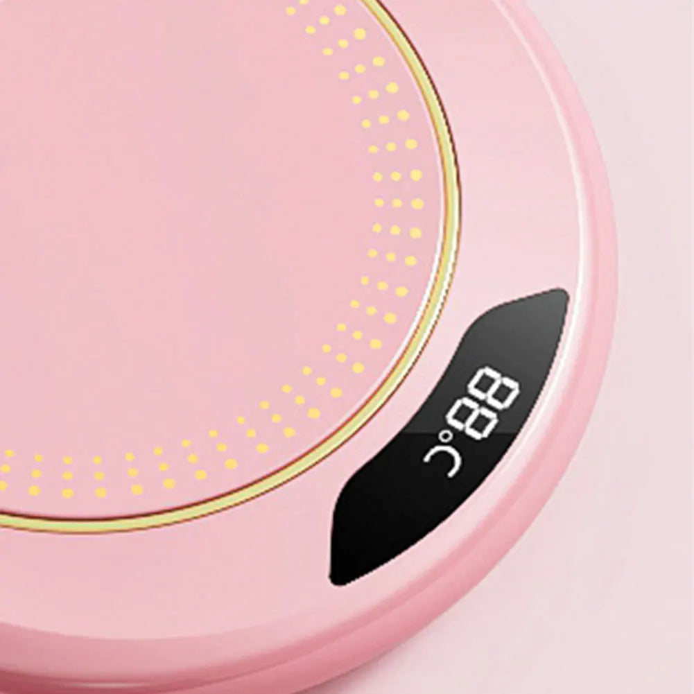 Mini Portable 55 degree USB Cup Warmer Coffee Mug Heating Coaster Smart Thermostatic Hot Plate Milk Tea Water Heating Pad Heater