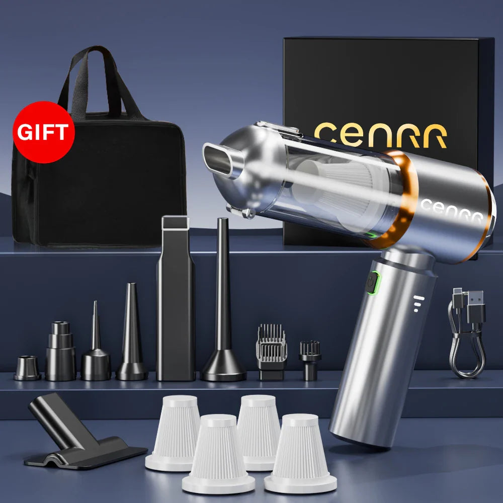 CENRR 2025 NEW Car Vacuum Cleaner  Powerful Mini 998000PA Portable Vacuum Cleaner for Home Appliance Handheld Blower Car Cleaner