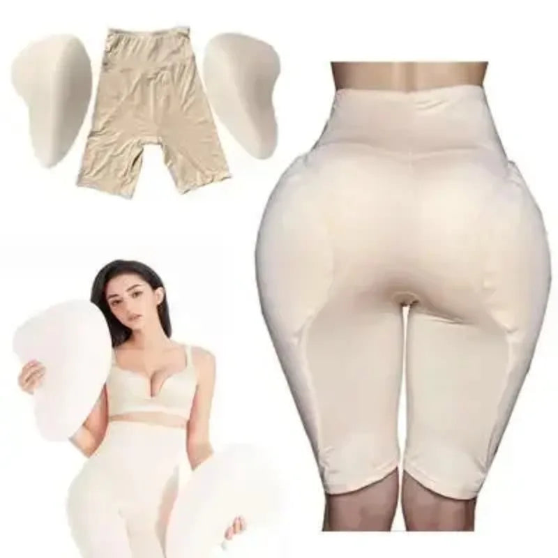 Sponge Padded Women Butt Hip Up Padded Enhancer Crossdresser Shorts High Waist Trainer Shaper Hip Pads Enhancer Booty Lifter