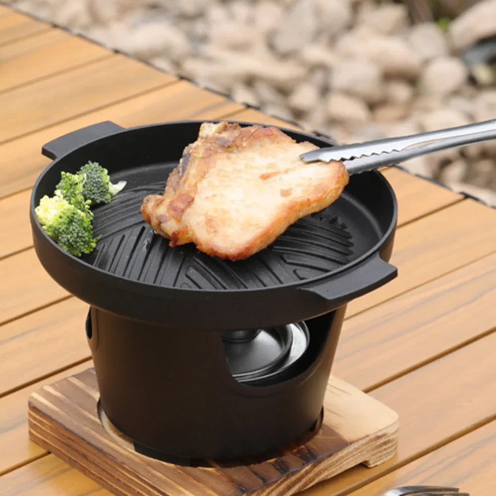 Japanese One Person Cooking Oven Detachable Japanese Alcohol Stove Portable Mini Barbecue Stove Japanese Smokeless Alcohol Stove