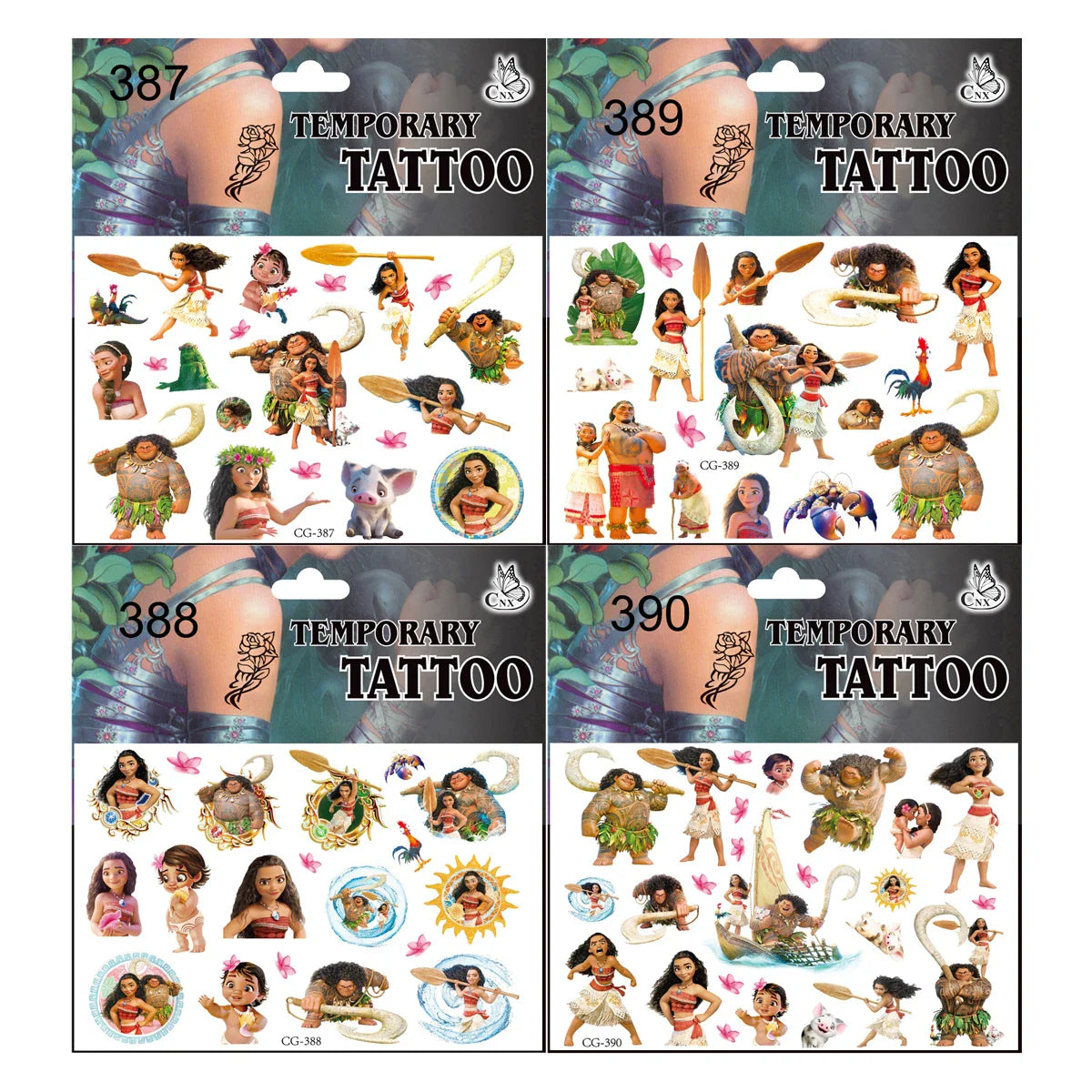 Moana 2 Party Favor Slap Bracelets Stickers Kids Girls Gifts Bag Goody Bag Pinata Gift Bag Fillers Baby Shower Party Supplies