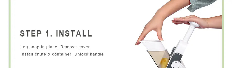 Mandoline Slicer for Kitchen, Kitchen Accessories, One for All Vegetable Slice, Food Chopper, Cutter, Dicer Fruit, French Fry, J