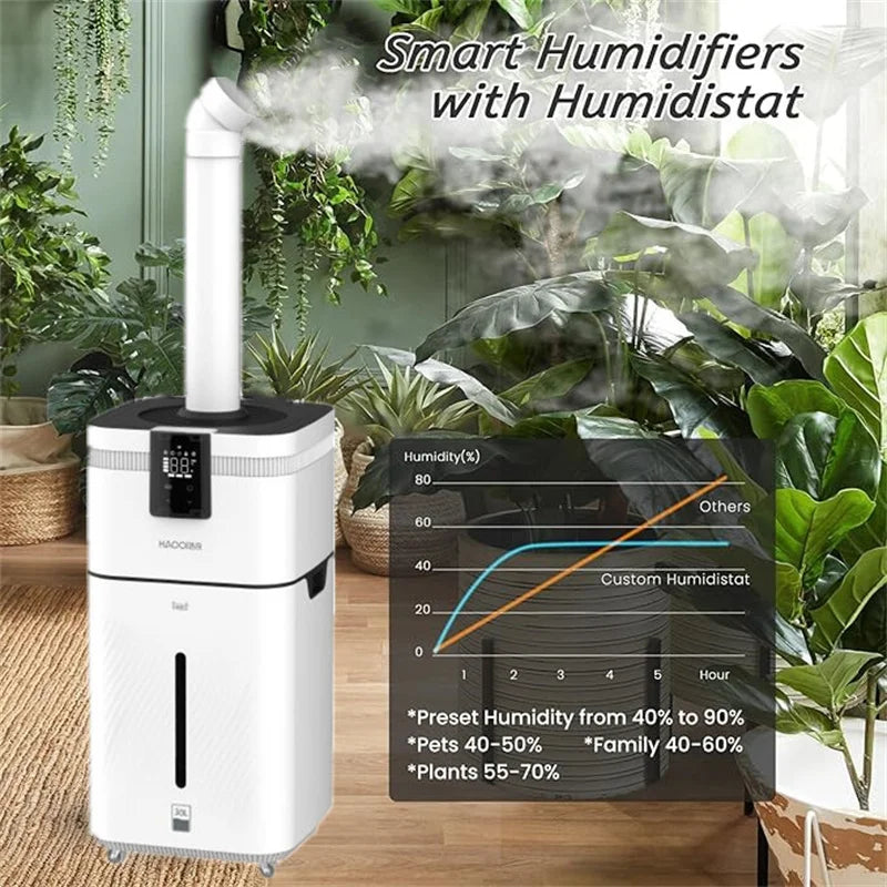 110V 220V 30L Air humidifier Home Humidifier Diffuser Industrial Mist Maker Flavoring For Home увлажнитель воздуха humidificador
