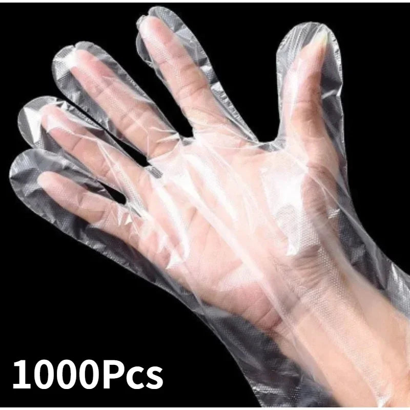 Eco-friendly Disposable Gloves Garden Household Restaurant BBQ Clear Multi-functional Gloves Food Grade New