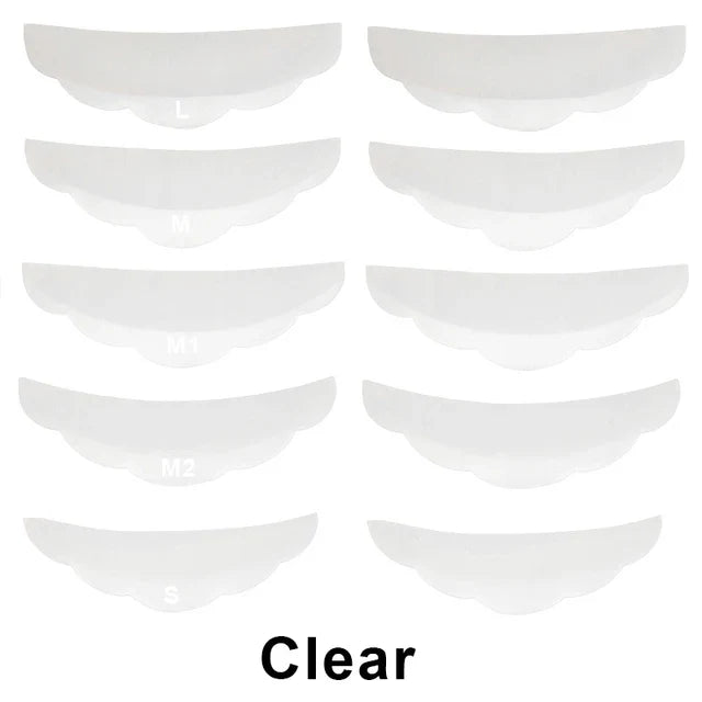 Eyelash Perming Pads Silicone Eyelashes Perm Curler Reusable Lash Lift Shield Pads lash Lifting rods and glue gel