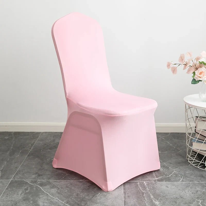 Black Extra Thicker Spandex Chair Covers For Wedding Events Party Decoration High Quality Stretch Elastic