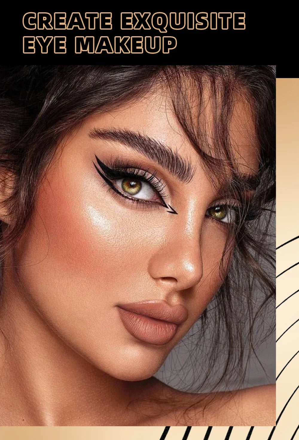 Long Lasting Black Liquid Eyeliner Waterproof Eye Liner Pencil Quick Drying Not Bloom Natural Eyeliner Liquid Pen Cosmetic Tools