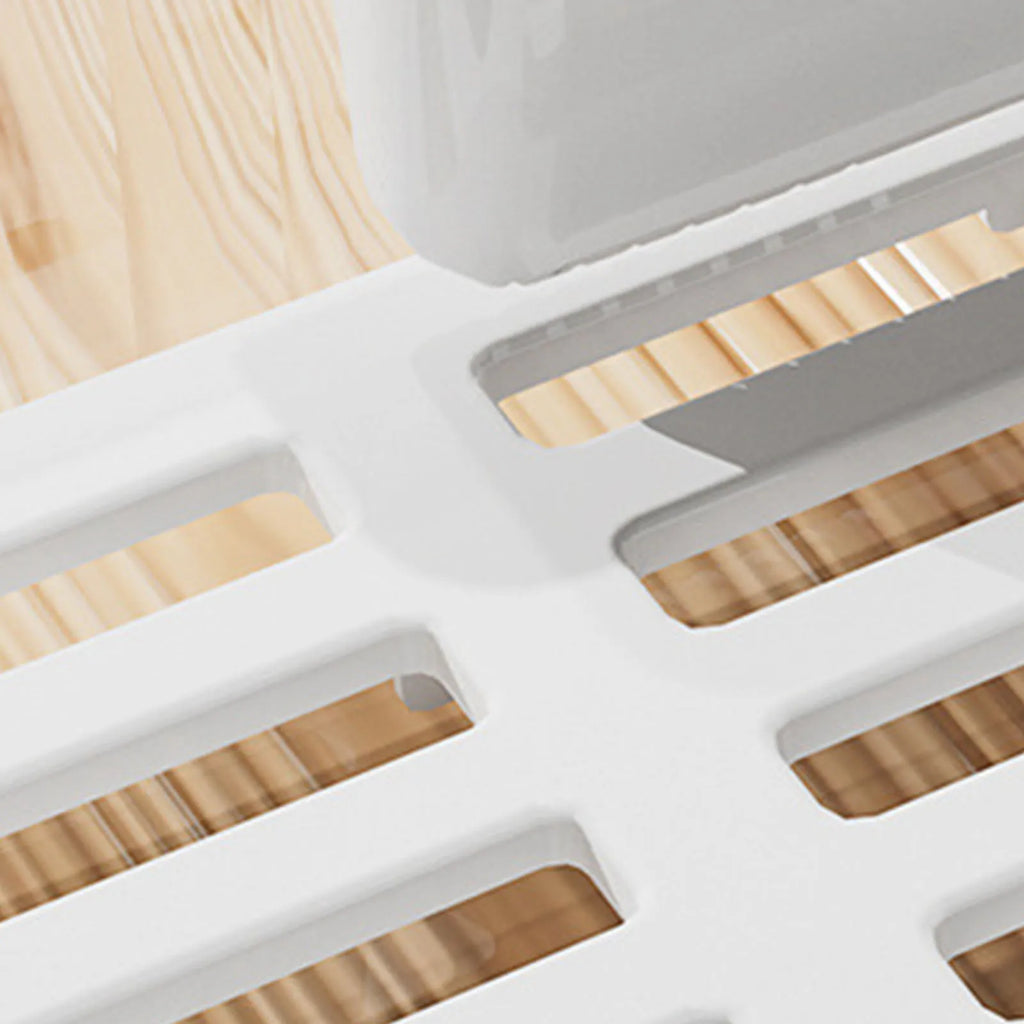 Dish Drying Rack Bowl Plate Storage Dish Drainer Rack with Drainboard for Kitchen Counter and Sink