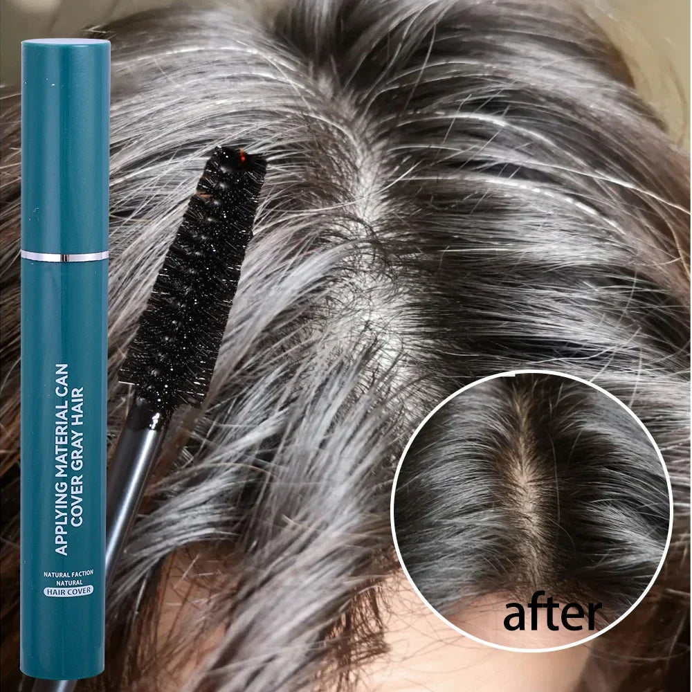 One-Time Hair Dyeing Stick Instant Gray Root Coverage Hair Color Cream Stick Temporary Cover Up White Hair Colour Dye No Harm