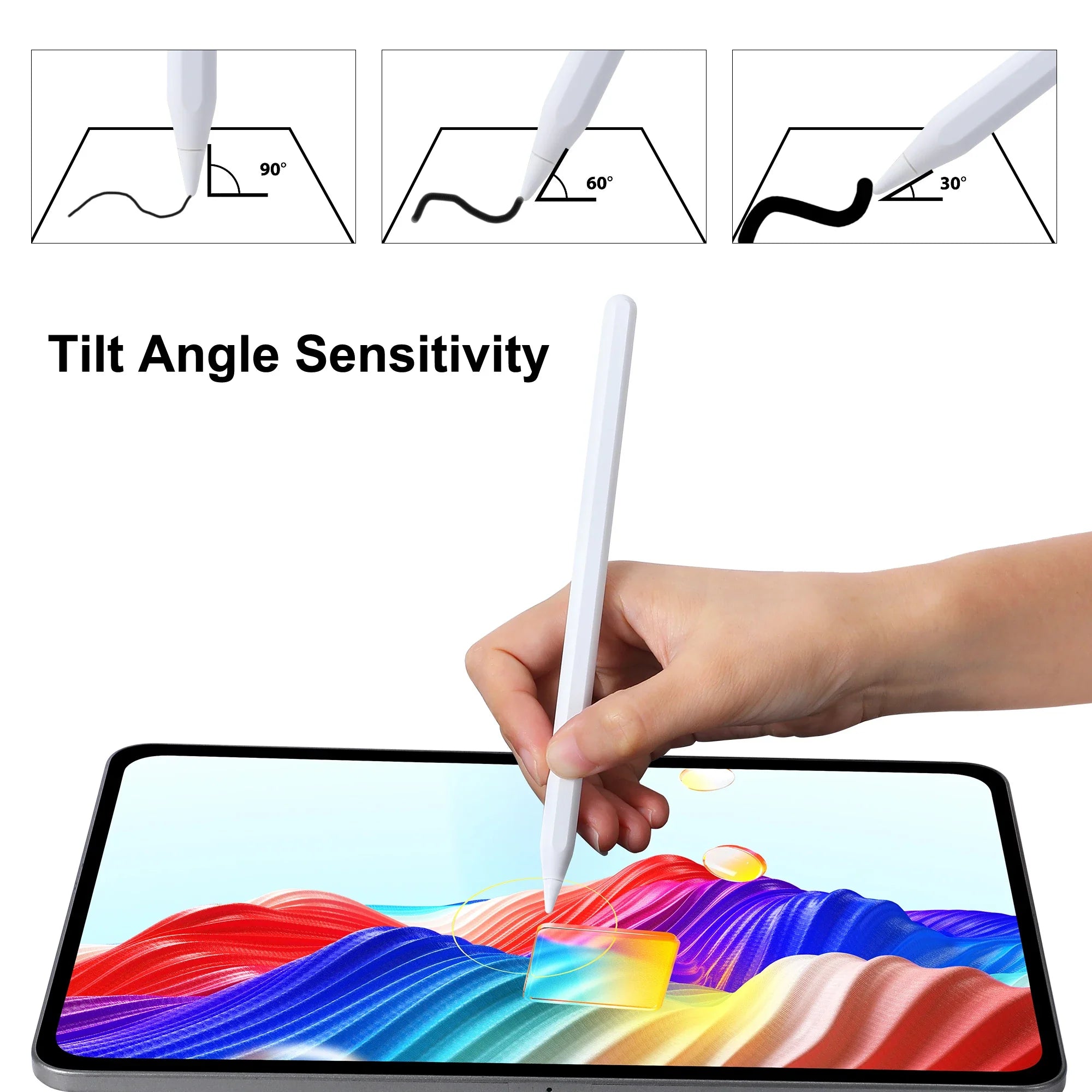 iPad Pencil 2nd Generation Magnetic Wireless Charging Stylus iPad Air/Pro/Mini