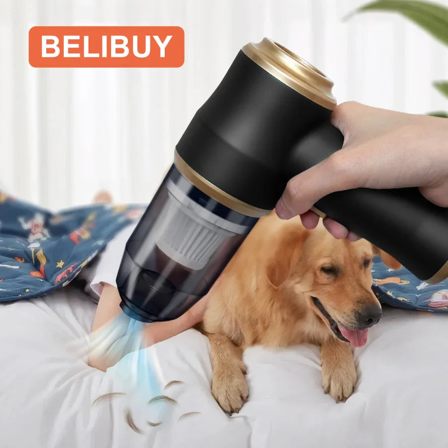 BELIBUY Wireless Car Vacuum Cleaner for Cleaning Bedroom Carpets Portable High Power Function Home Appliance Cleaning Machine