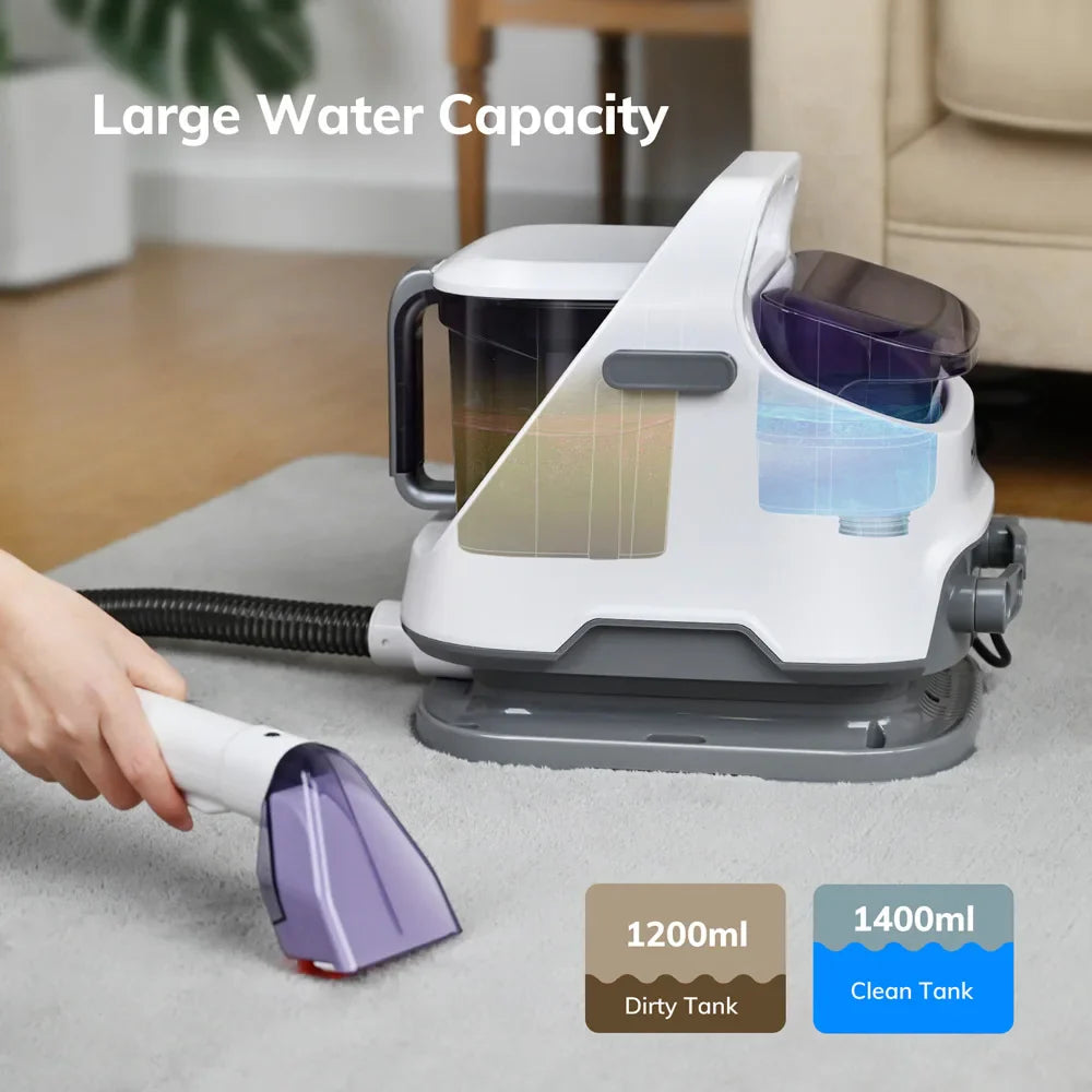 MIUI Multi-Purpose Portable Carpet Cleaner Upholstery Cleaner Machine Deep-Cleaning Shampooer for Home Use