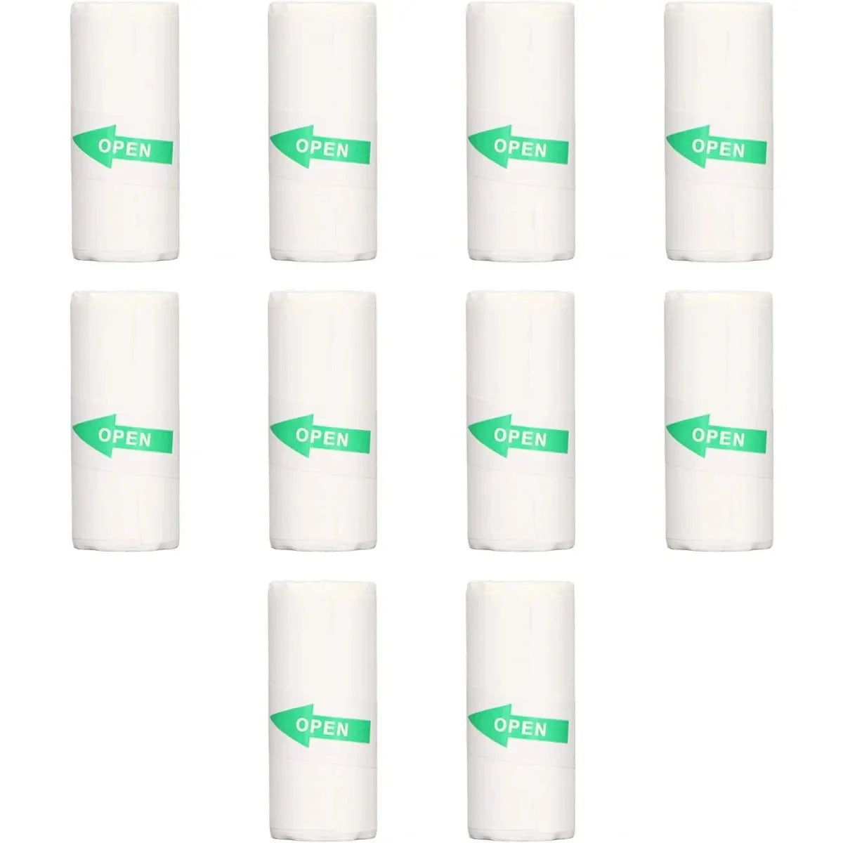10Pcs Mini Printer Paper For peripage Self Adhesive Thermal Paper Printable Sticker Paper for Pocket Thermal Printer