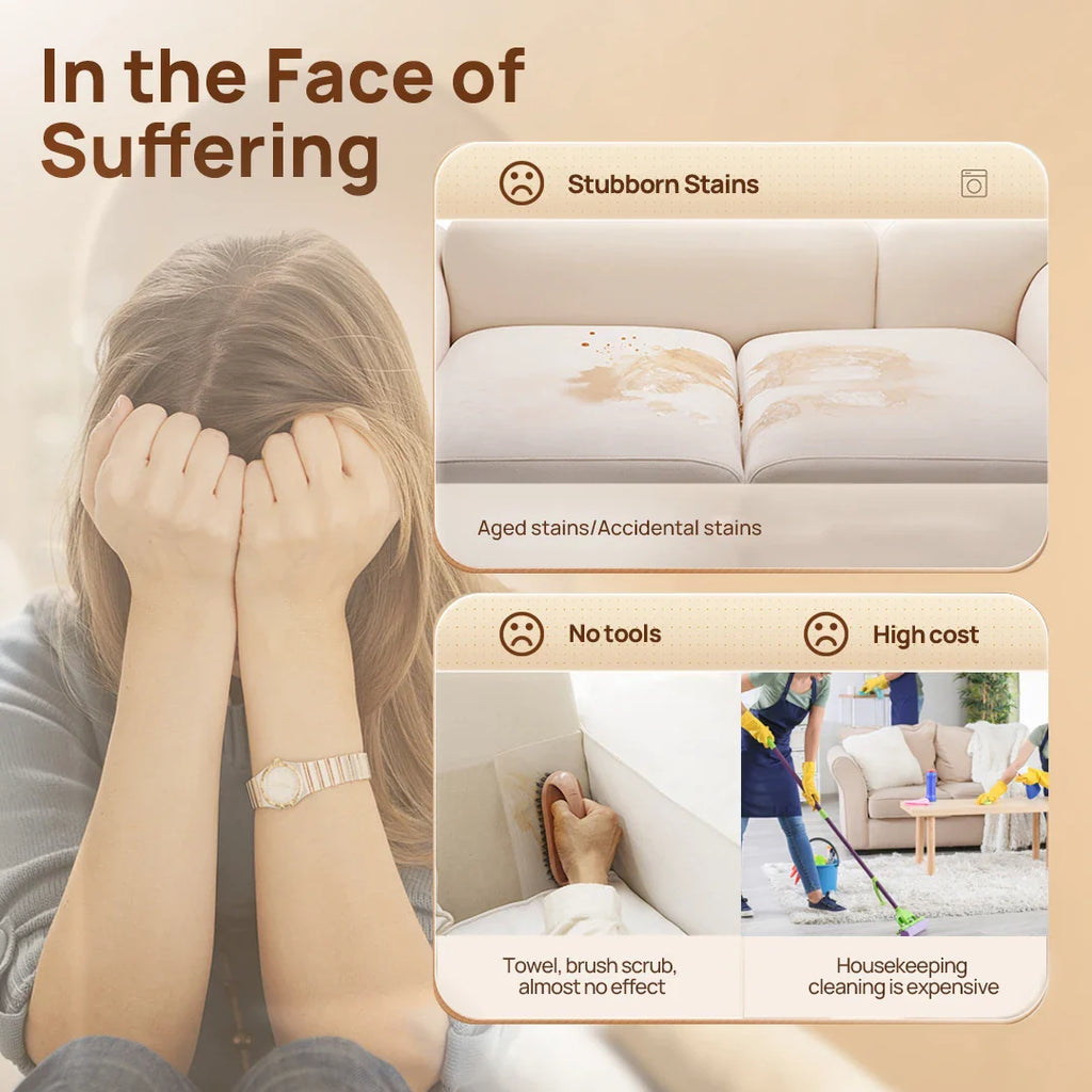 MIUI Multi-Purpose Portable Carpet Cleaner Upholstery Cleaner Machine Deep-Cleaning Shampooer for Home Use