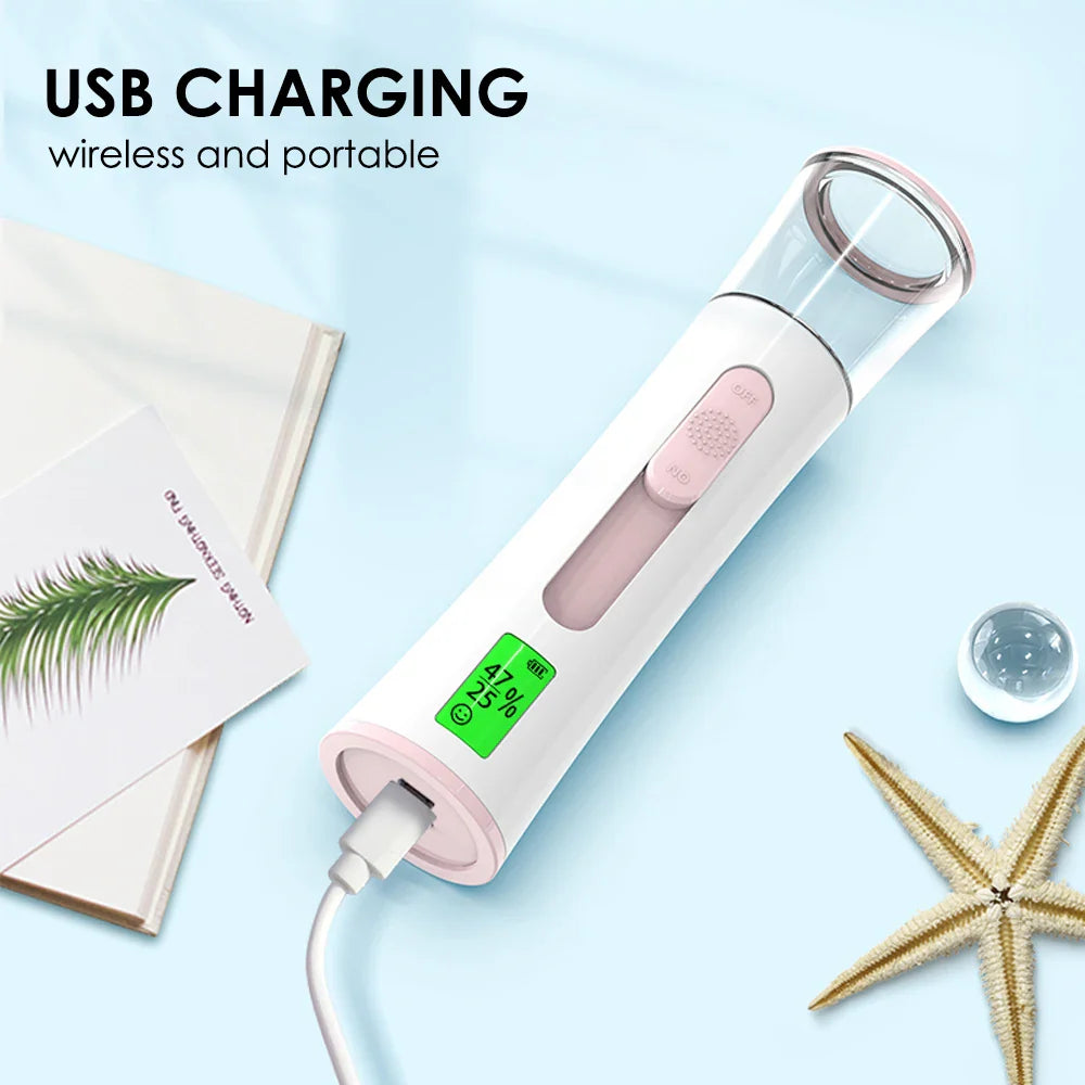 30ml Face Steamer Portable Nano Mister Sprayer Facial Moisturizing Mist Bottle Hydrating Humidifier Skin Care Moisture Tester