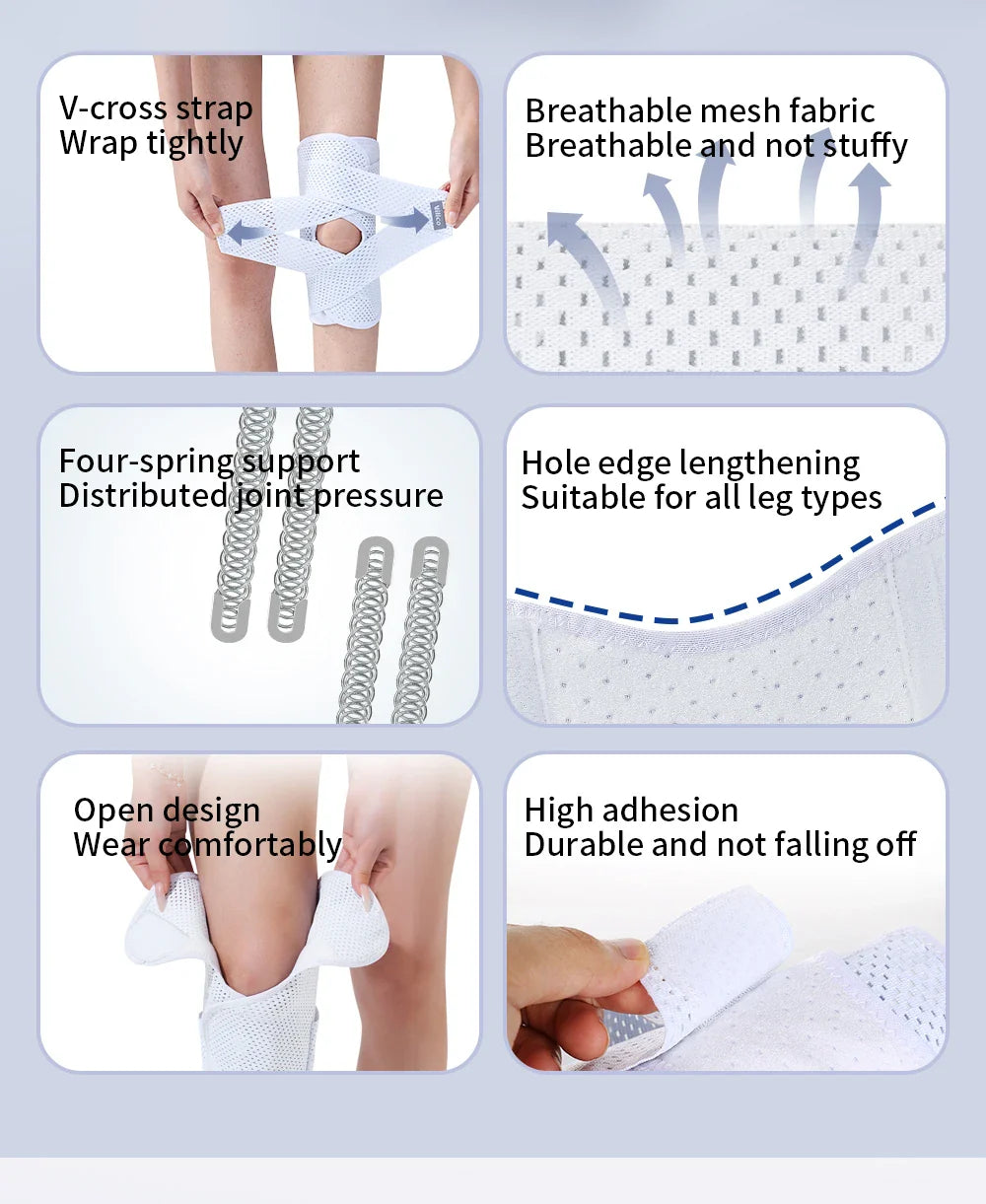 Outdoor Sports Knee Pads Summer Thin Men's and Women's Basketball, Running, Hiking and Other Daily Sports Knee Covers