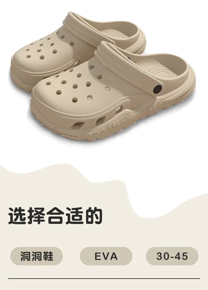 Cartoon Charms Cross Clogs Eva Soft Summer House Slippers Women's Sandals Slipper Man Shoes Kids Indoor Slipper