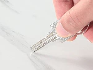 Tribesigns 63-Inch Rectangular Dining Table for 4 to 6, Modern Kitchen Table with Faux Marble Table Top, White Dinner Tables